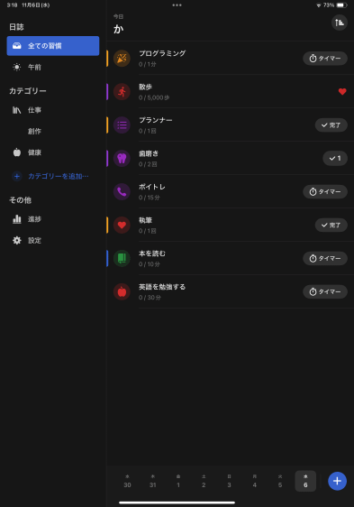 習慣化アプリすら長続きしない人におすすめの2つのアプリヒストリ|iOSアプリレビュー系サイト習慣化